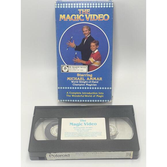 The Magic Video: Michael Ammar Intro into Magic, 1985 - VTG VHS Video Cassette - Picture 3 of 3